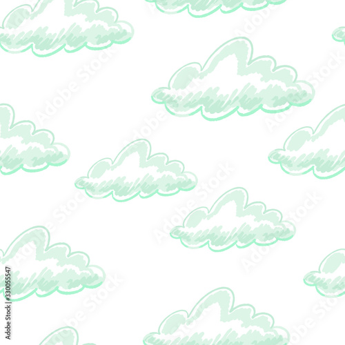 set of clouds weatherproof background