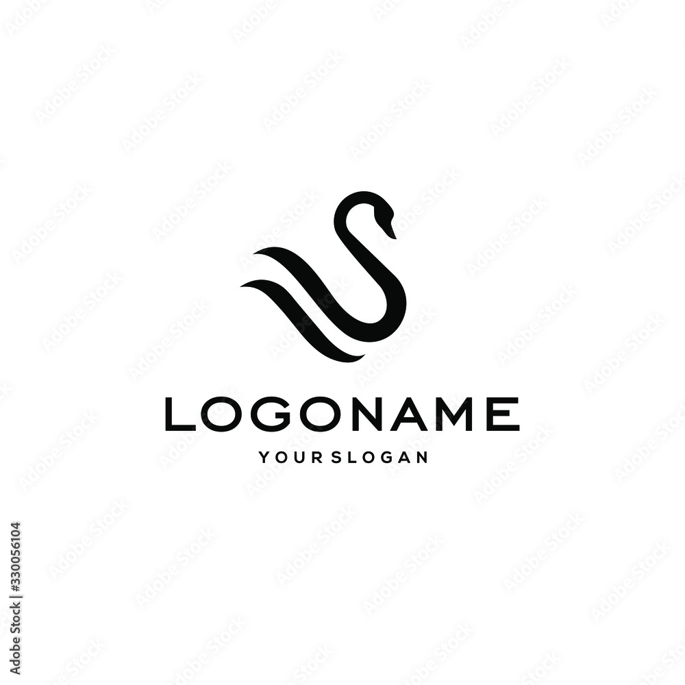 swan logo,goose or duck icon design vector in trendy and abstract luxury line outline style swan logo,goose or duck icon design vector in trendy and abstract luxury line outline style