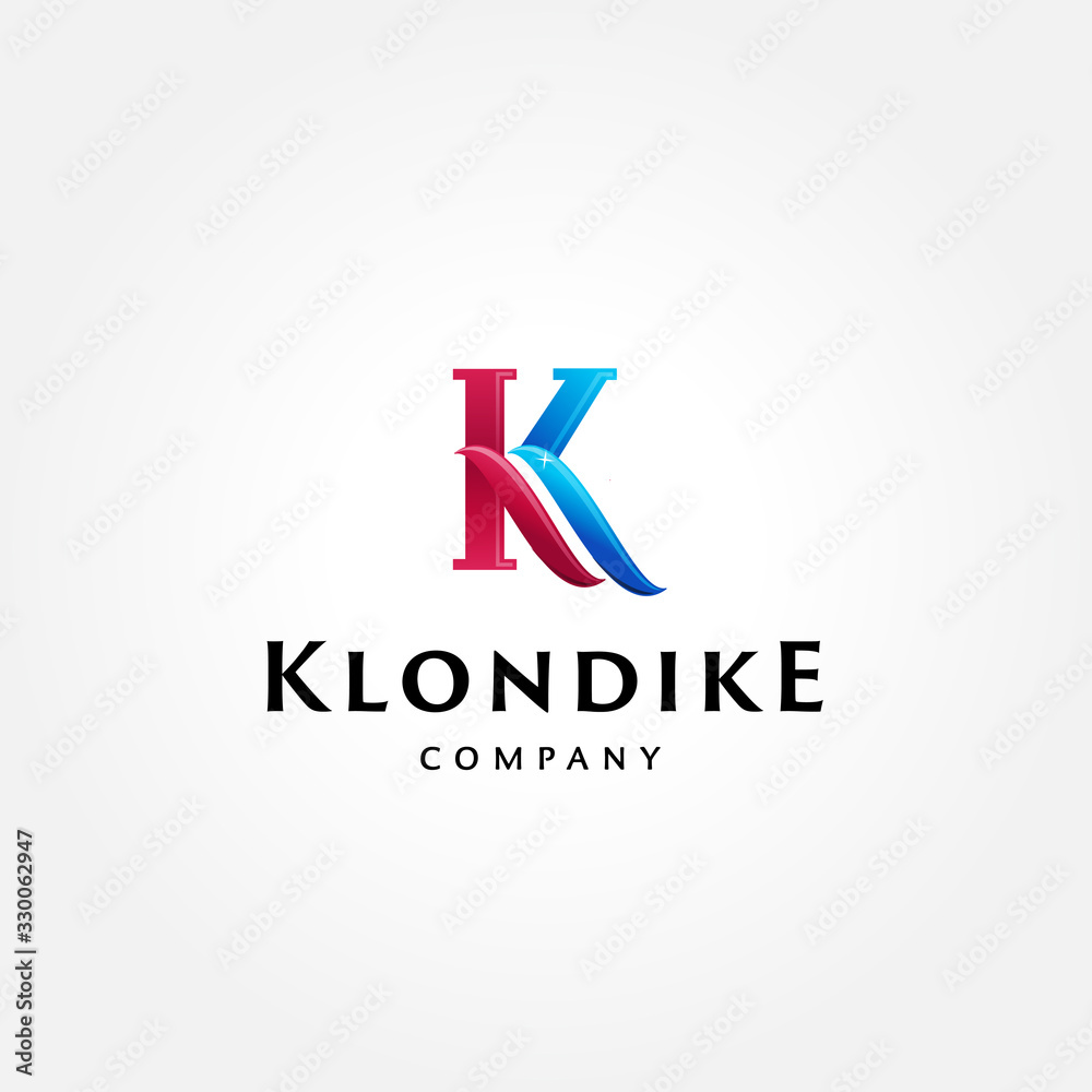 Letter K Symbol logo template