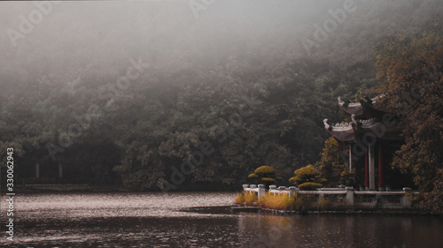 Temple on a lake
