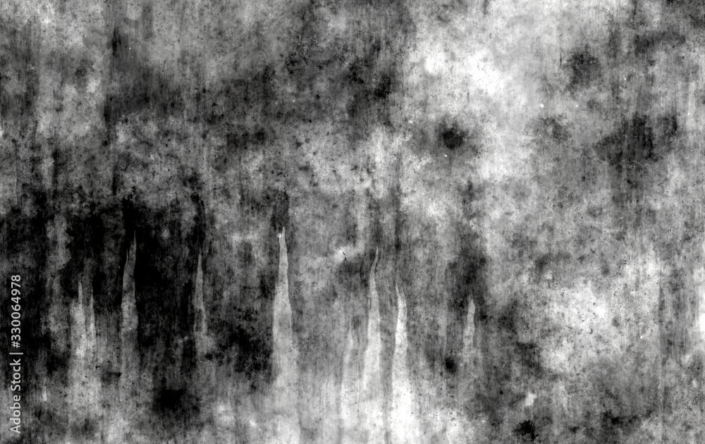 Obraz premium black white grunge wall background