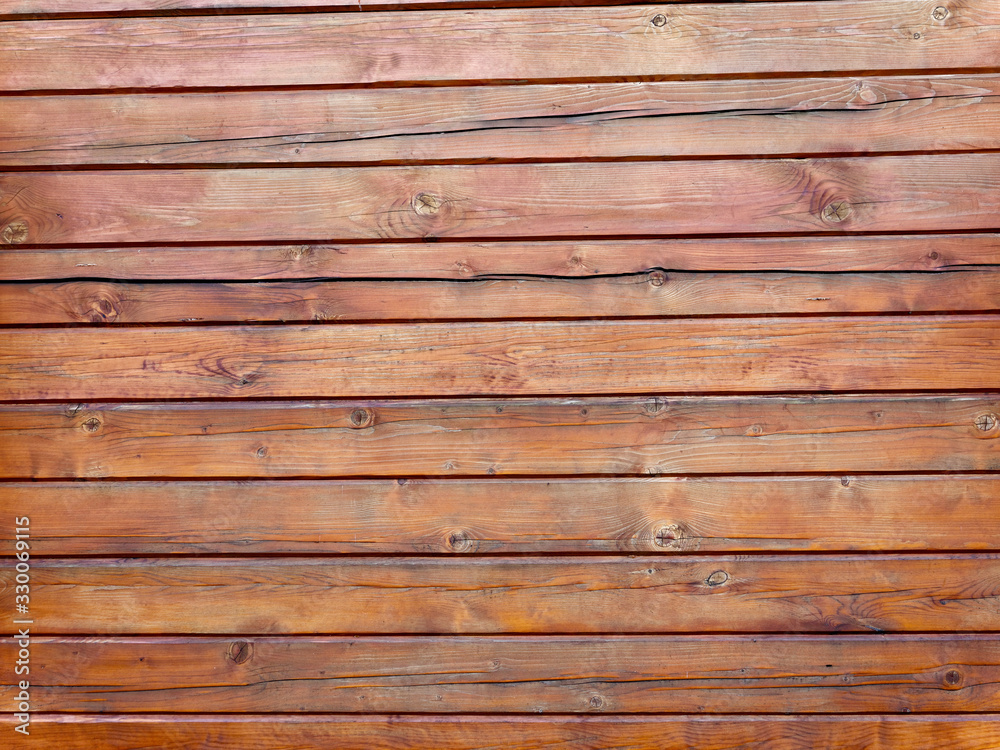 log wall of a wooden house. natural wood texture