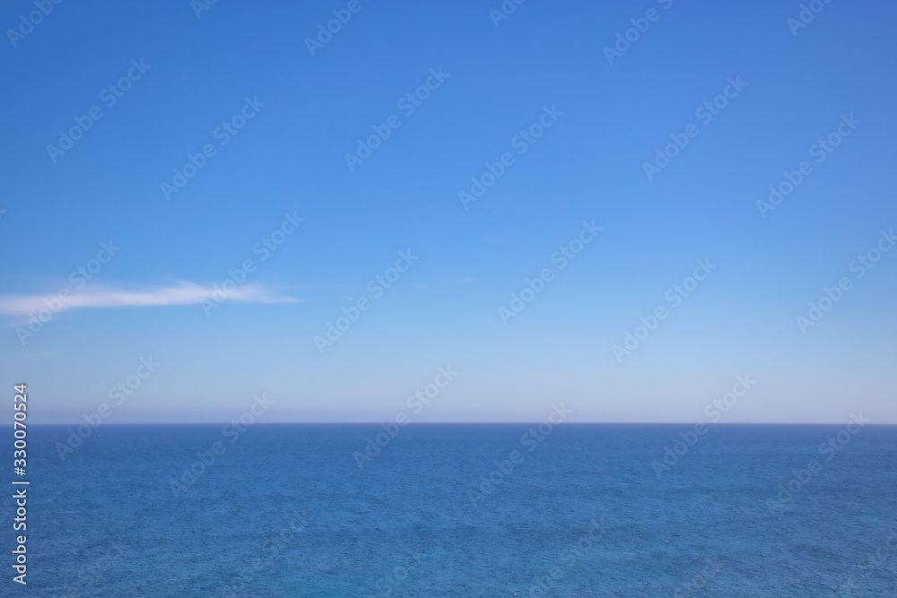 blue sea and sky background