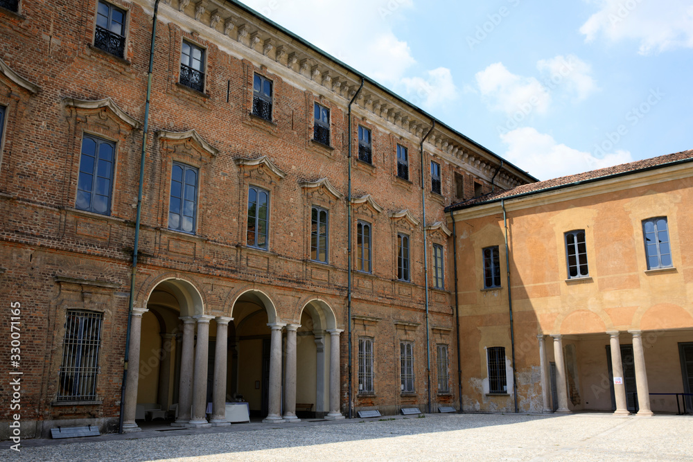 Lainate (MI), Italy - June 16, 2018: Villa Litta Borromeo Visconti area, Lainate, Milan, Lombardy, Italy