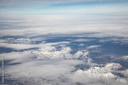 aerial view of the pyrenees © travelview