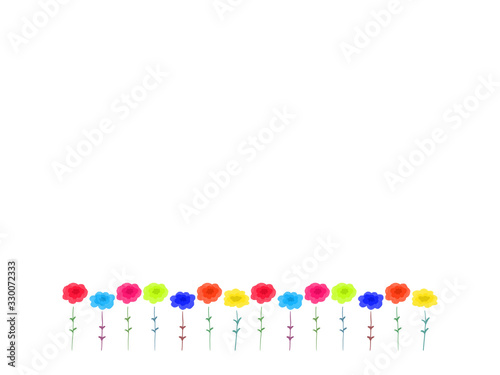 カーネーションのイラスト