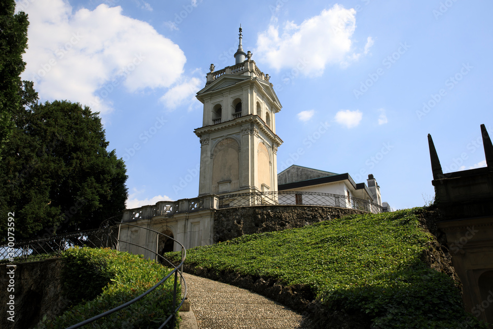 Fototapeta premium Lainate (MI), Italy - June 16, 2018: Villa Litta Borromeo Visconti park, Lainate, Milan, Lombardy, Italy