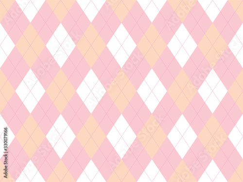 Argyle pattern seamless. Fabric texture background. Classic argill vector ornament