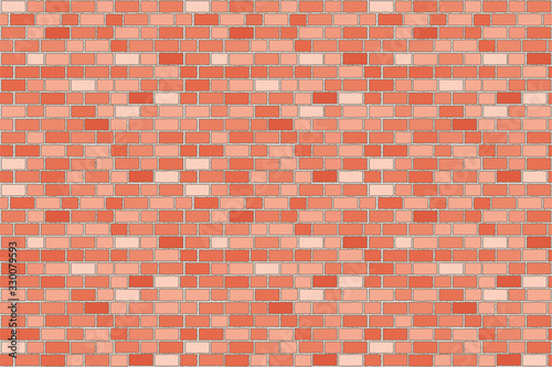 Pattern wall brick seamless red