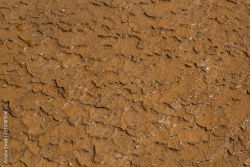 Badab-e Suurt Waterspring Brown Structure photo