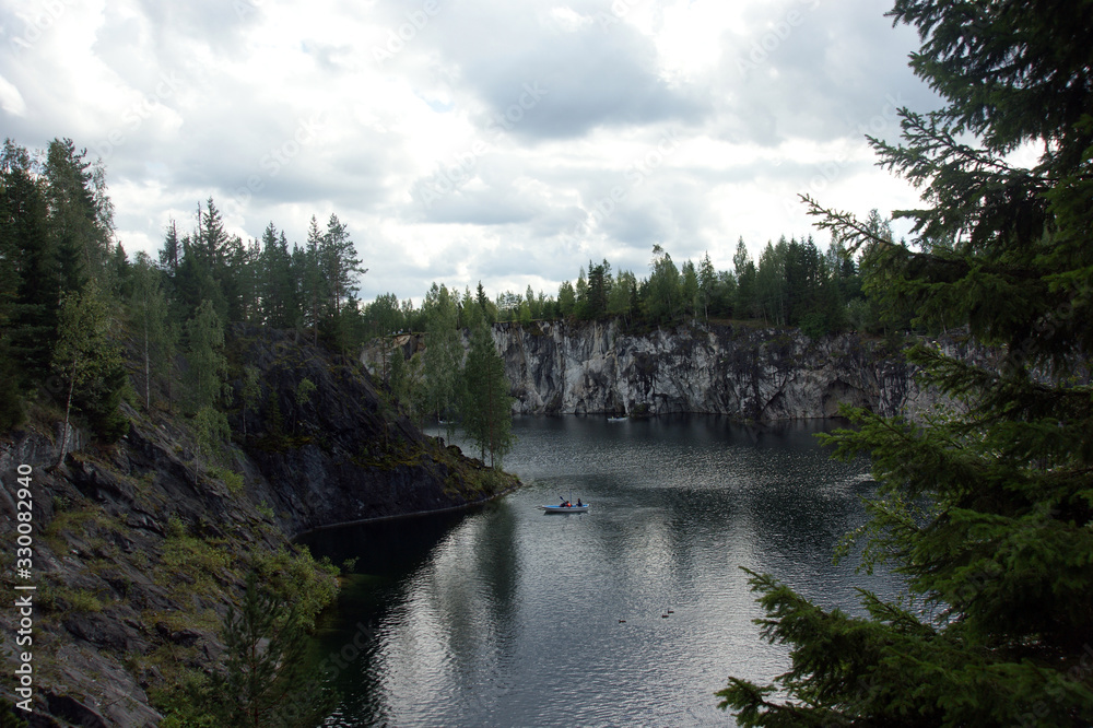 Ruskeala Karelia  marble quarry