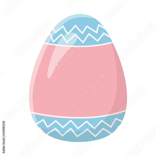 happy easter egg traditional decoration season icon