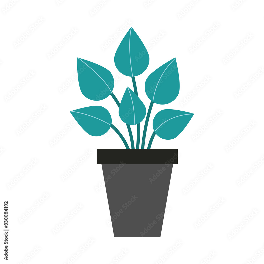 houseplant nature flat style icon houseplant nature flat style icon