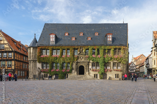 The City Hall in Quedlinburg, Germany