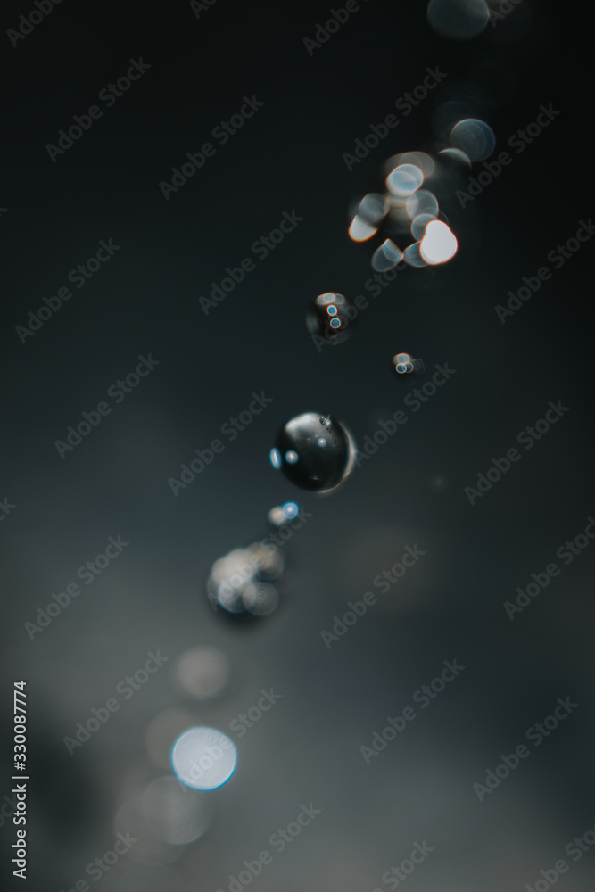Water drops like Pearls