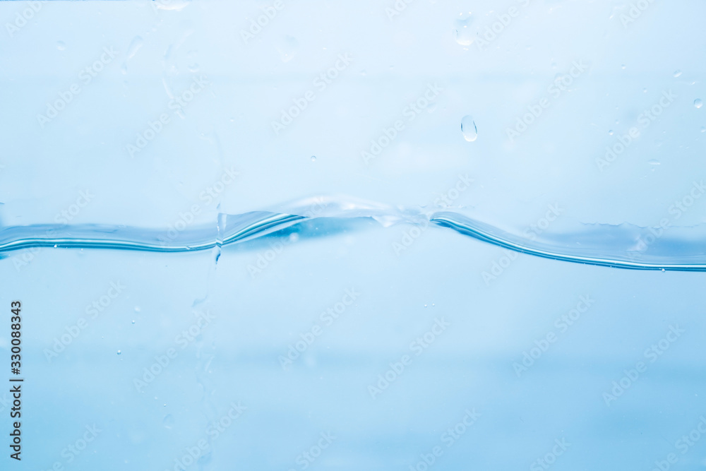 The water that was rippled inside had bubbles. The water that was rippled inside had bubbles.