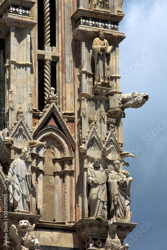 Siena (SI), Italy - June 01, 2016: Cathedral of Siena, Siena, Tuscany, Italy