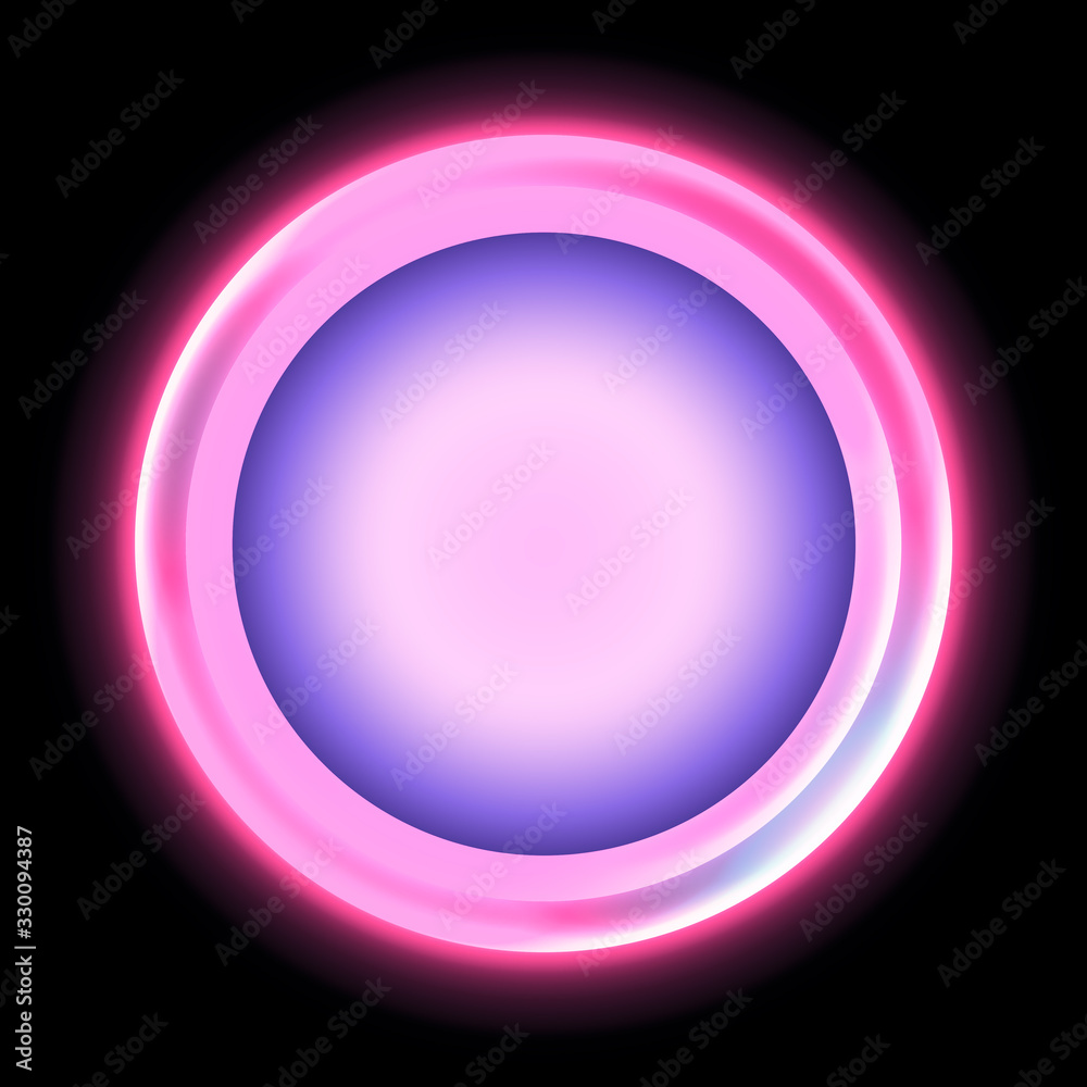 Pink neon round frame. Luminous swirling bunner. Glowing spiral. Light Ring background. Abstraction geometric neon circle. Shine LED ellipse 3D illustrator Pink neon round frame. Luminous swirling bunner. Glowing spiral. Light Ring background. Abstraction geometric neon circle. Shine LED ellipse 3D illustrator