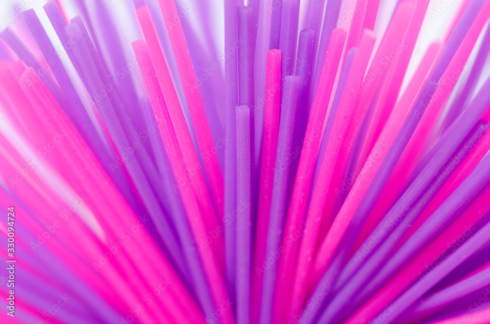 Obraz premium colorful stick texture abstract macro blur background