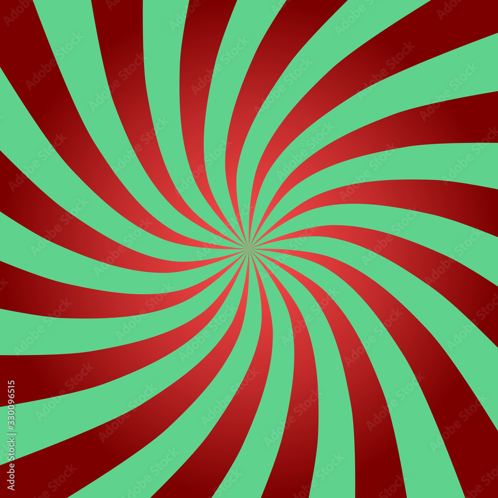 Radius of Red and Green Background. Abstract Christmas Background. Radius of Red and Green Background. Abstract Christmas Background.