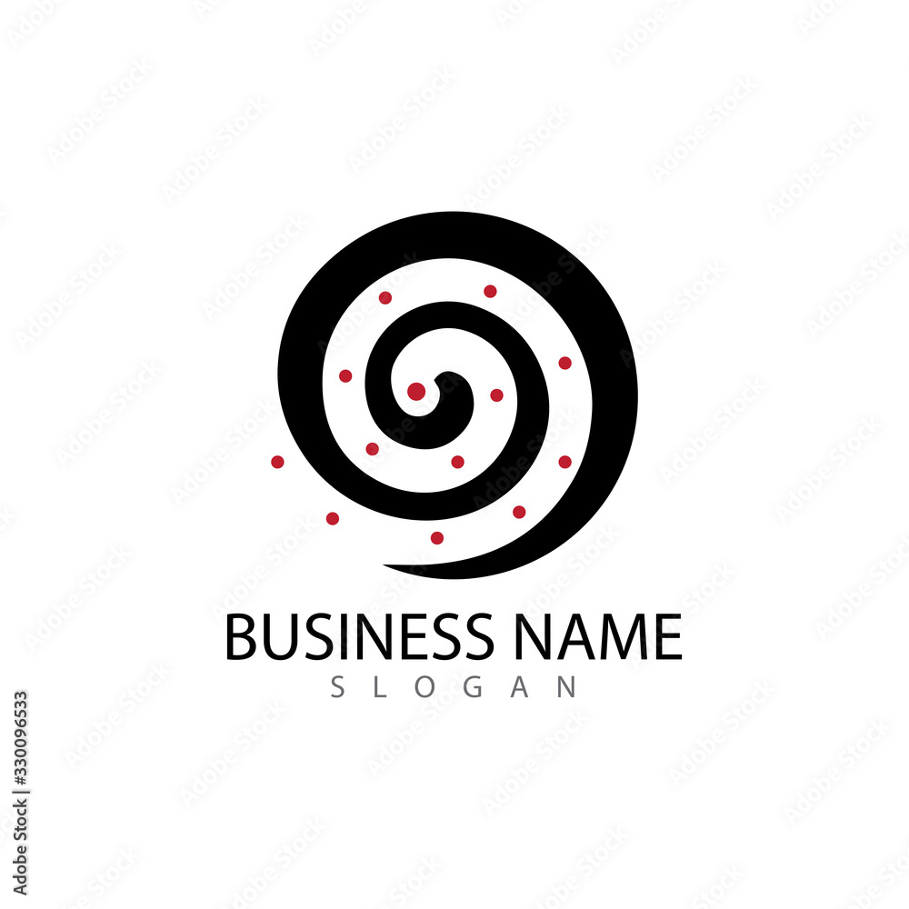 Tornado logo and storm icon vector illustration design Tornado logo and storm icon vector illustration design