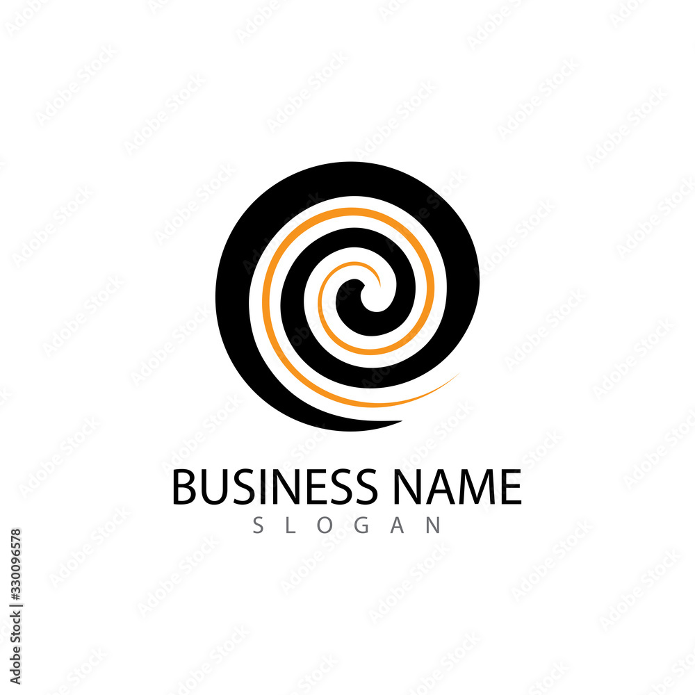 Tornado logo and storm icon vector illustration design Tornado logo and storm icon vector illustration design
