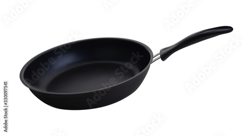Fotografie, Obraz Frying Pan Teflon Kitchenware For Cooking Vector