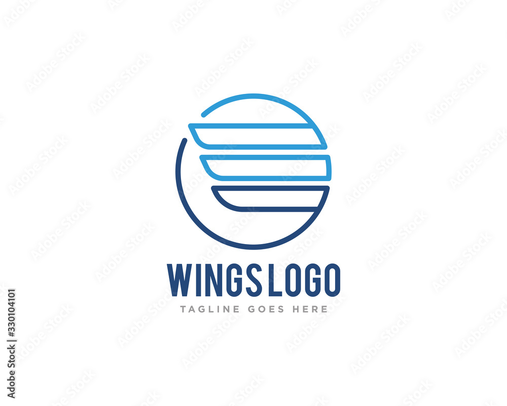 Wings Logo Icon Design Vector Wings Logo Icon Design Vector