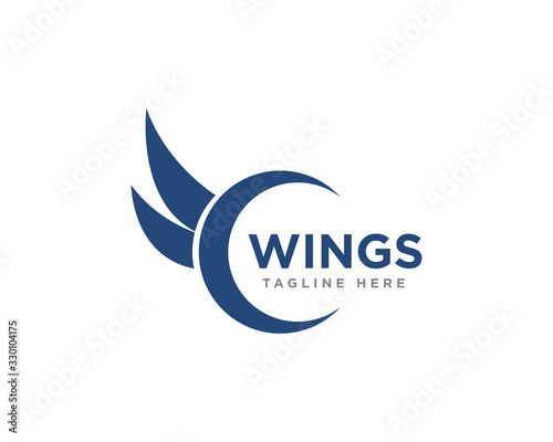 Wings Logo Icon Design Vector Free Download Wings Logo Icon Design Vector - GFXLoad
