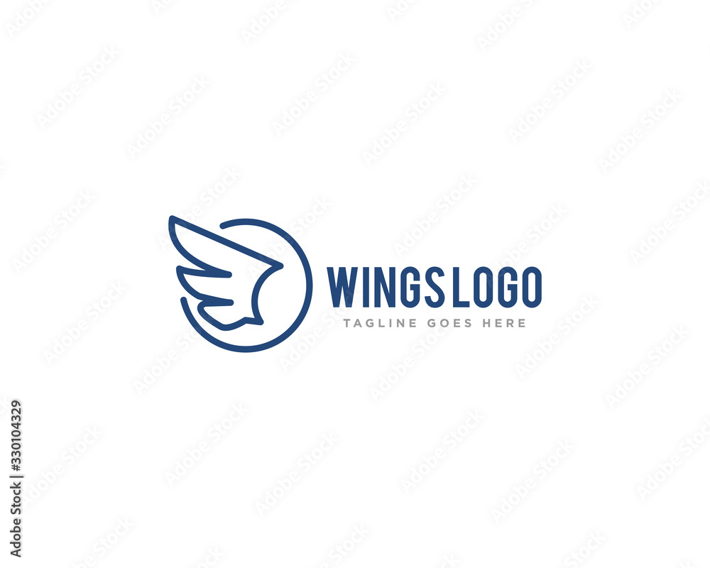 Wings Logo Icon Design Vector Wings Logo Icon Design Vector