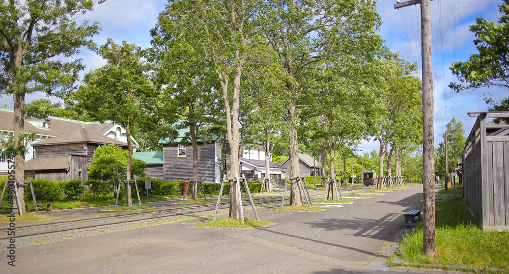 開拓の村の風景