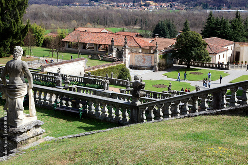 Casalzuigno, Varese / Italy - April 25, 2017: Villa Della Porta Bozzolo, Casalzuigno, Varese, Lombardy, Italy photo