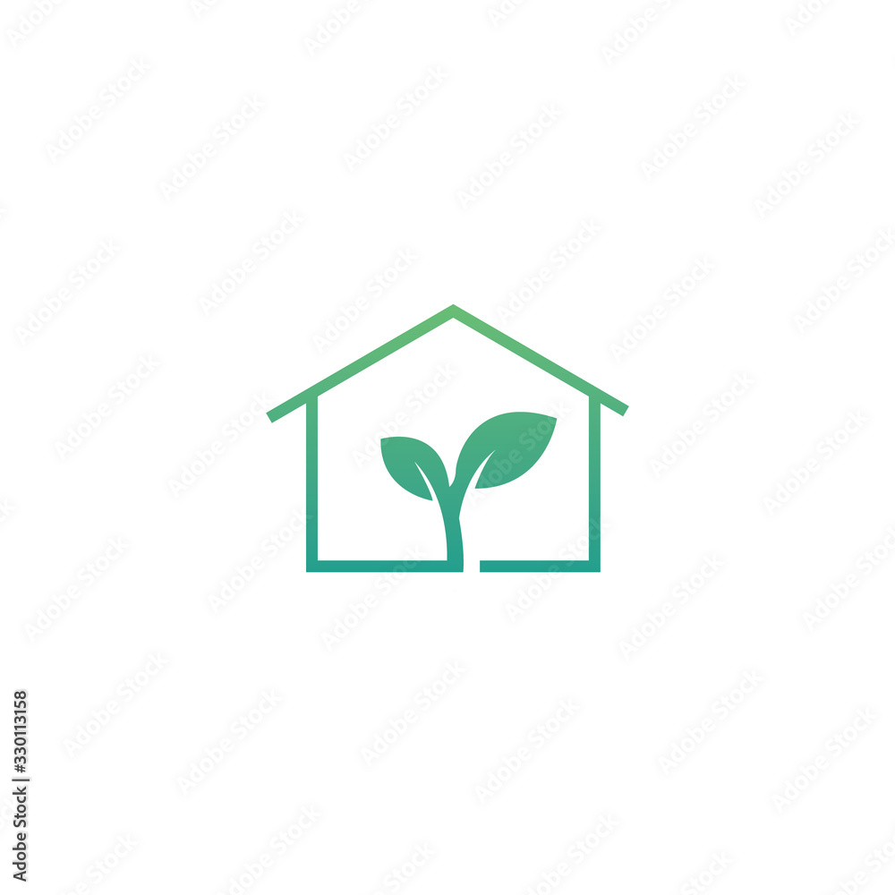 Environmental green Nature Logo Design Template. Environmental green Nature Logo Design Template.