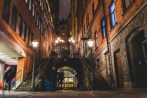 Canvas Print Brunkebergs tunnel in Tunnelgatan-Stockholm