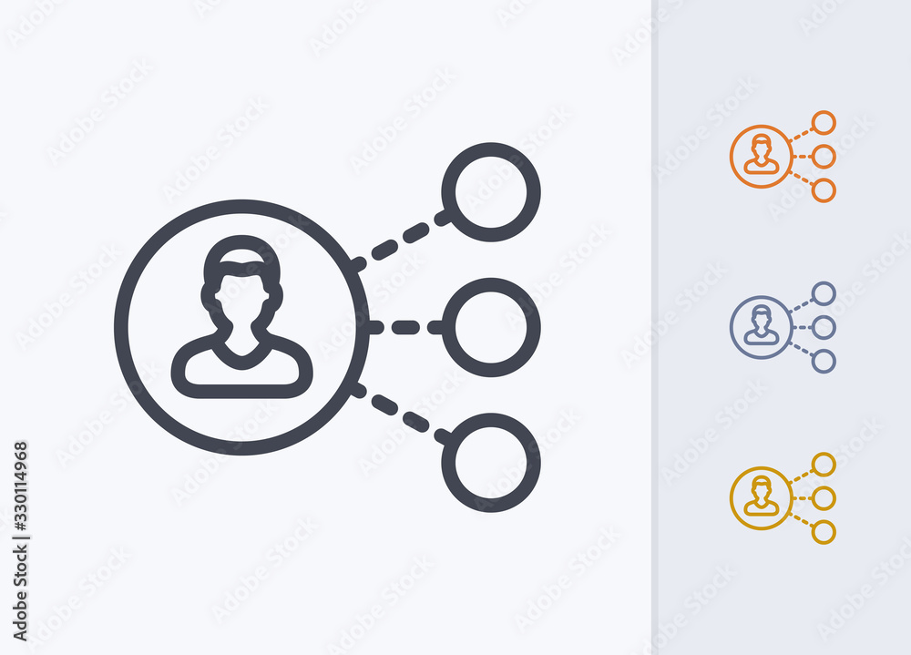 User Share Button - Pastel Stroke Icons User Share Button - Pastel Stroke Icons