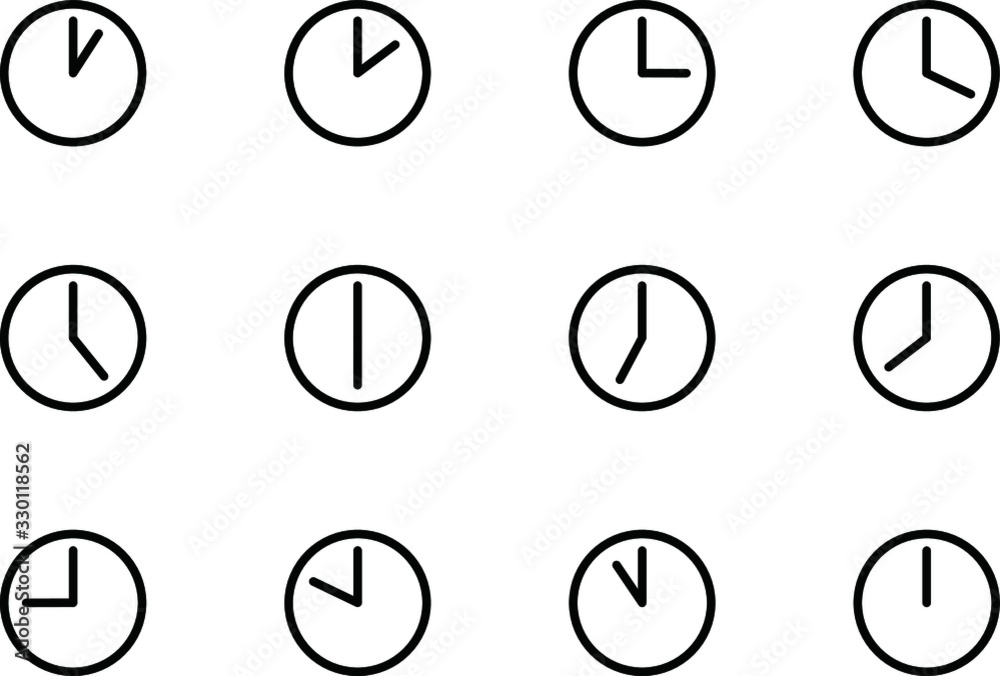 時計のアイコン ピクトグラム イラスト シンプル Stock Vector Adobe Stock 時計のアイコン ピクトグラム イラスト シンプル Stock Vector Adobe Stock