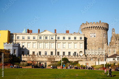 Photography The Dubh Linn gardens in Dublin Castle, Ireland