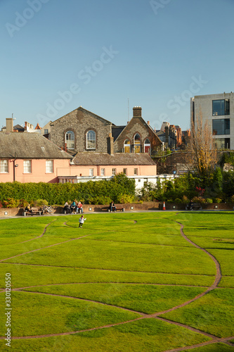 The Dubh Linn gardens in Dublin Castle, Ireland