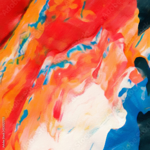 Multicolor brush strokes in oil structure. Grunge fine art mixed media texture. Artistic detailed background. Interesting designed pattern. Prints backdrop.