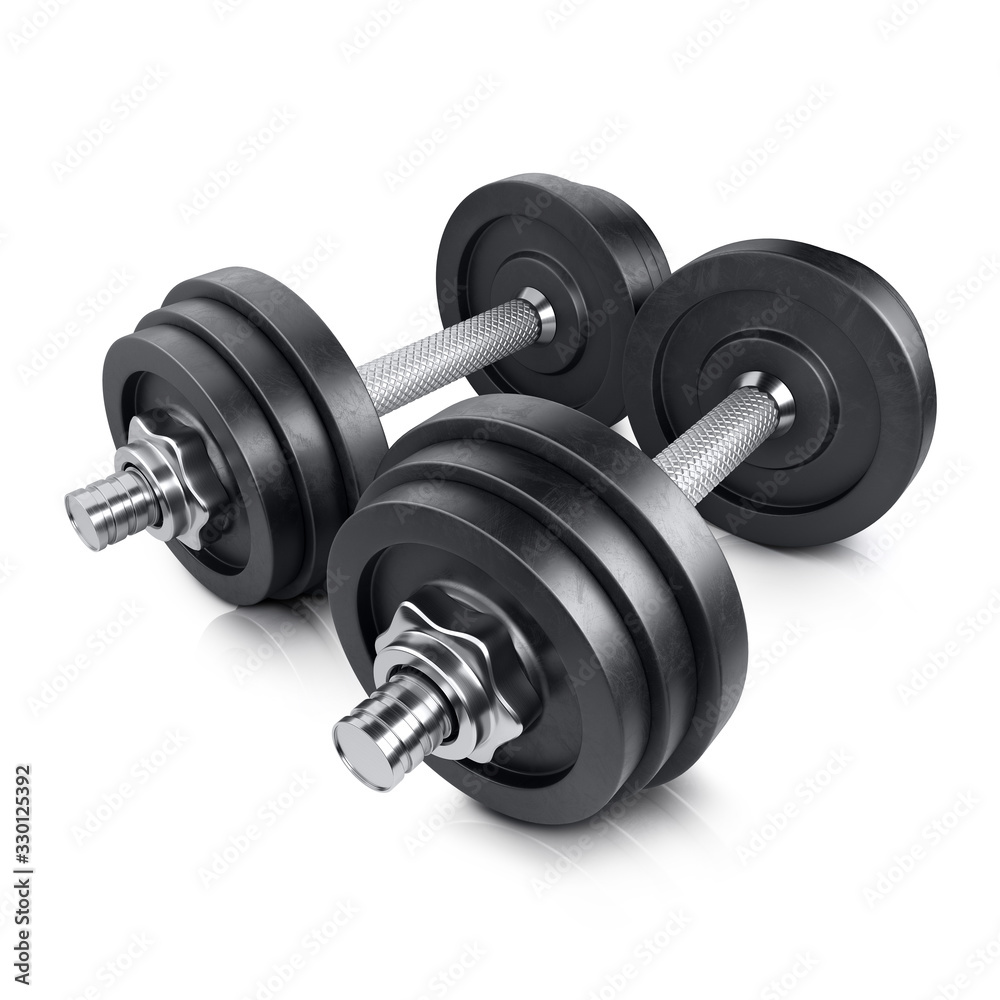 Naklejka premium Dumbbell