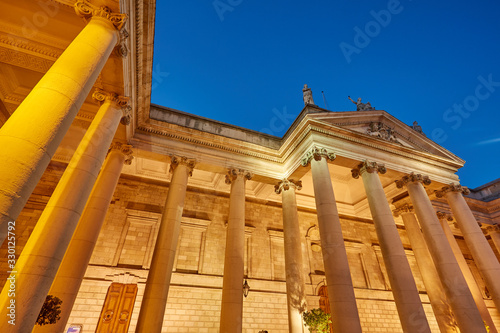 The Bank of Ireland in College Green in Dublin City, Ireland