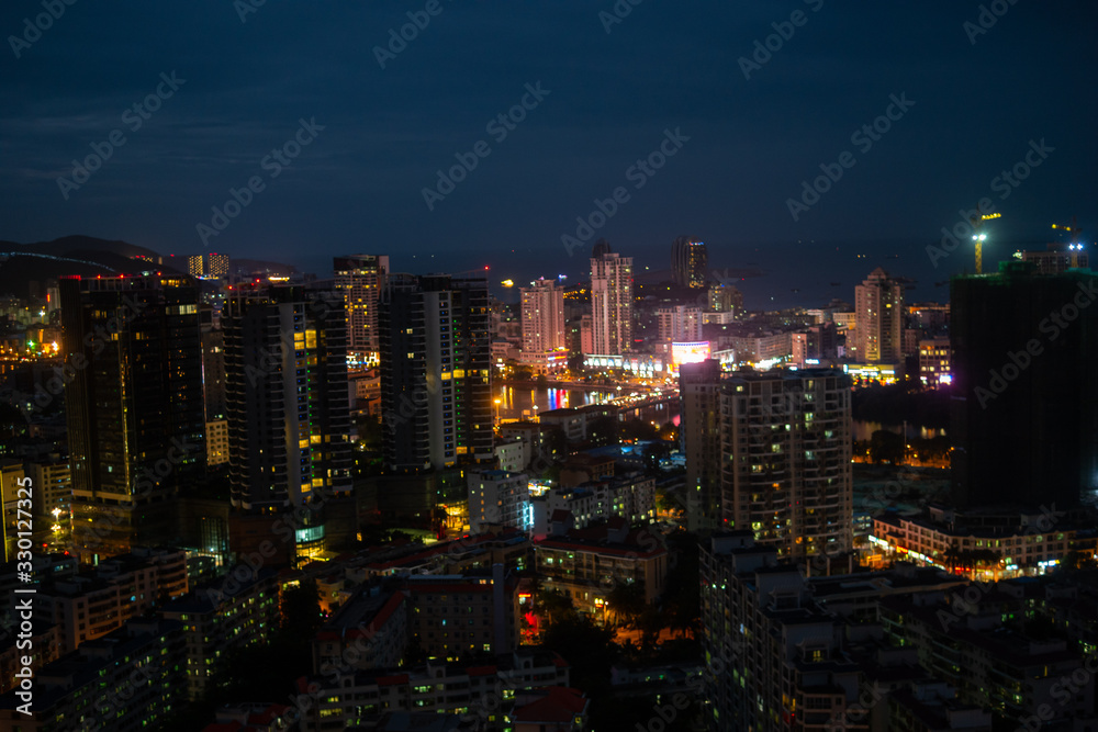 Modern City at Night