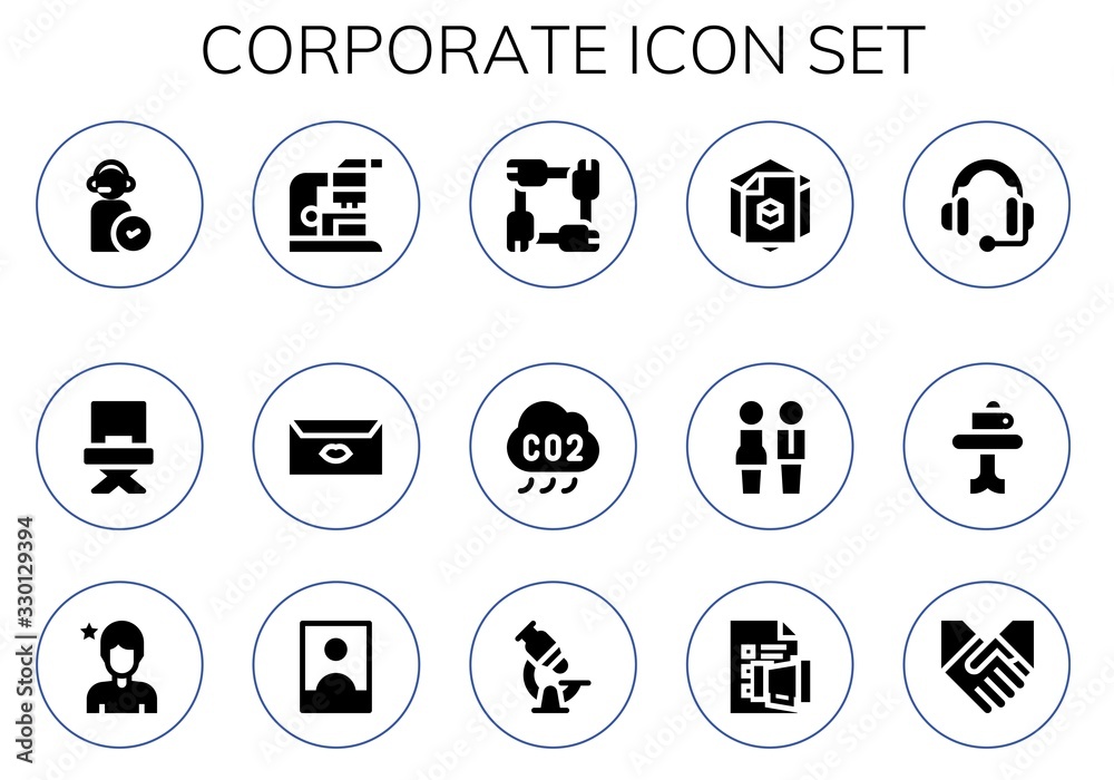 Modern Simple Set of corporate Vector filled Icons Modern Simple Set of corporate Vector filled Icons