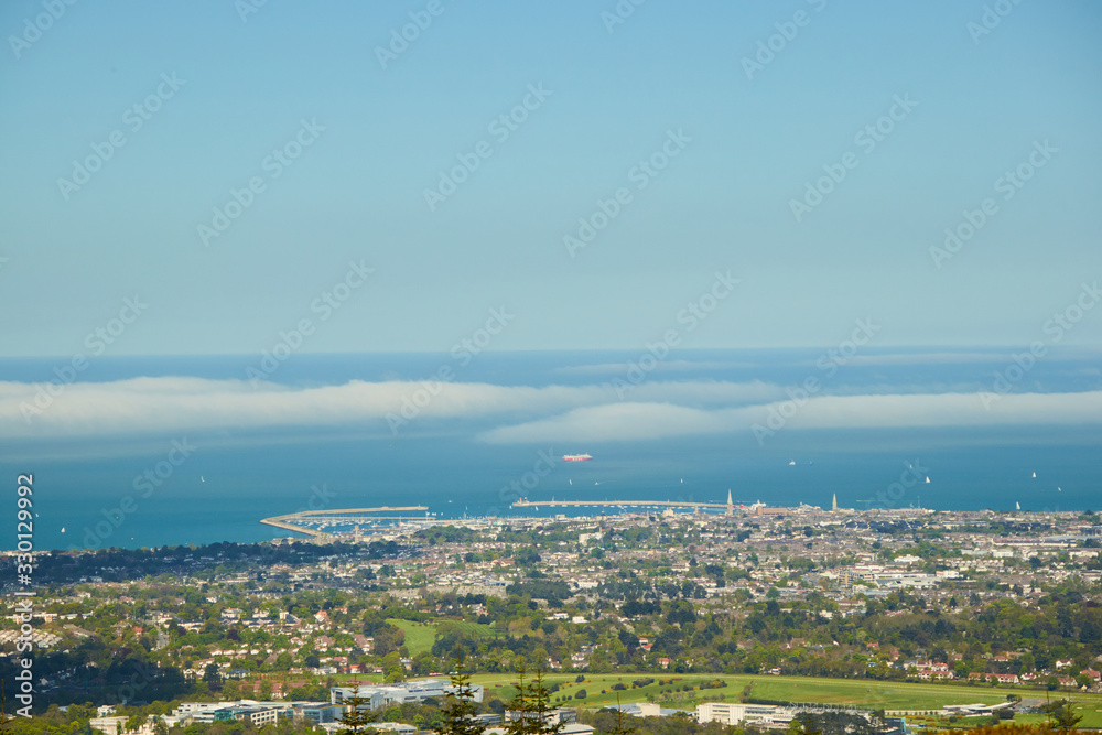 Skyline of Dublin City, Ireland