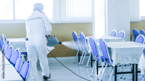 coronavirus covid 19 infected patient in quarantine room. The control of the virus. World Health Organization WHO introduced new official name for Coronavirus disease named COVID-19