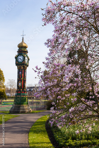The Clock in the Borough Gardens Dorchester