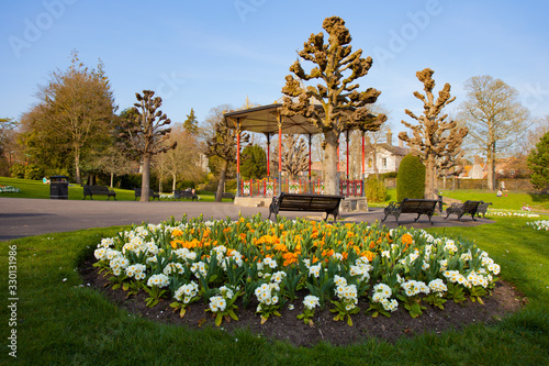 The Bandstand in Borough Gardens In Dorchester