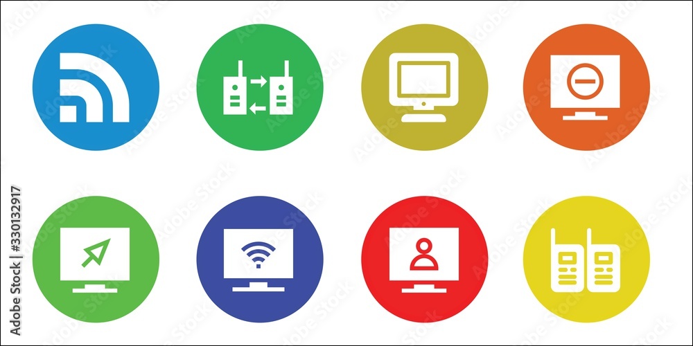 channel icon set channel icon set