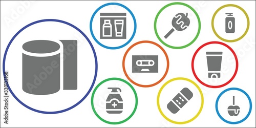 sticky icon set