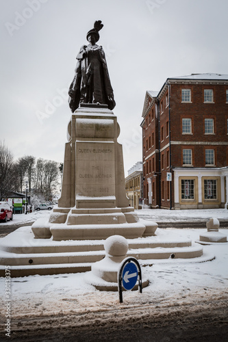 Queen Mother Square in Poundbury photo